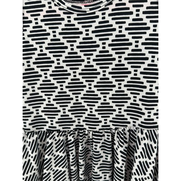 Dotdotsmile Girls Dress Size 2T Black and White Print New With Tags - Picture 2 of 3